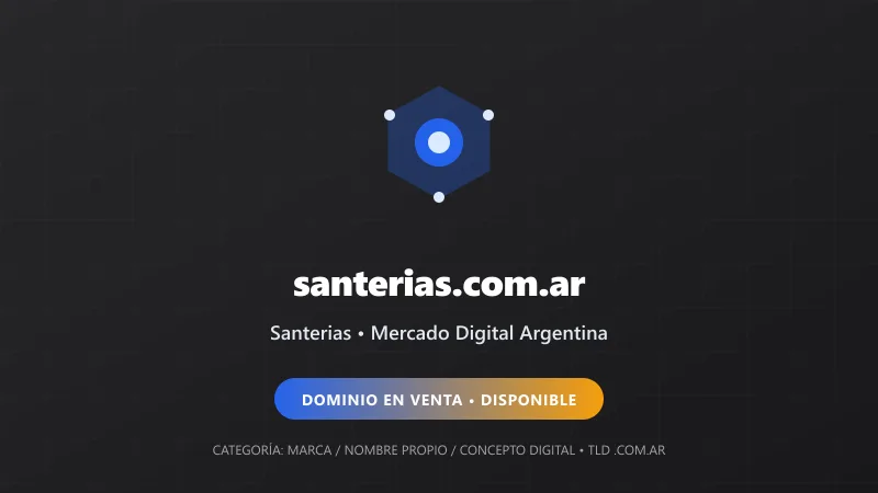 Identidad gráfica y activo digital para Santerias en Argentina